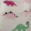 Set de 3 piezas para niña pañalero, playera, pantalón  "Dinosaurio rosa" - Imagen 3