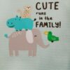 Set de 2 piezas pañalero y pantalón animalitos cute - Imagen 2