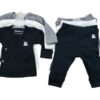 Set de 6 piezas: 4 camisetas cruzadas  y cuatro pantalones ositos